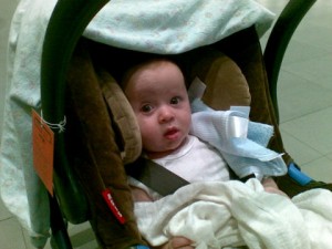 Baby in seat