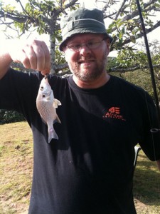 First fish.