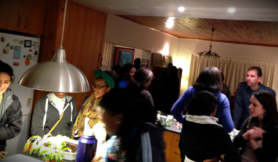 Kitchen and lounge takeover.