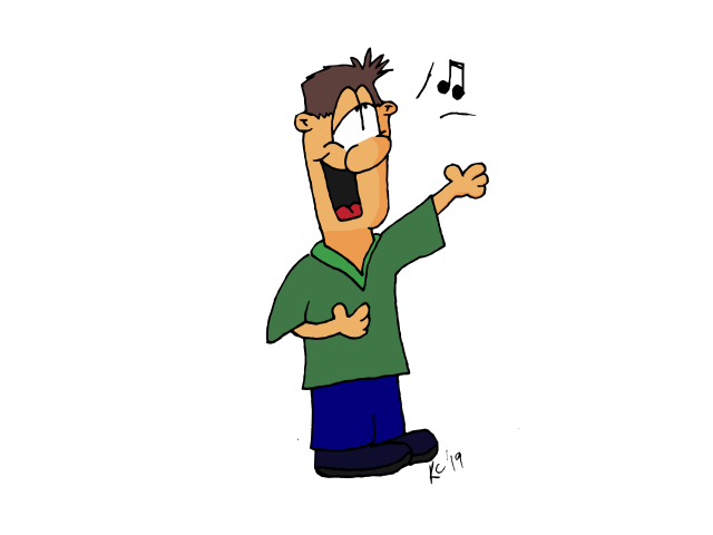 Singing Pavarotti-style