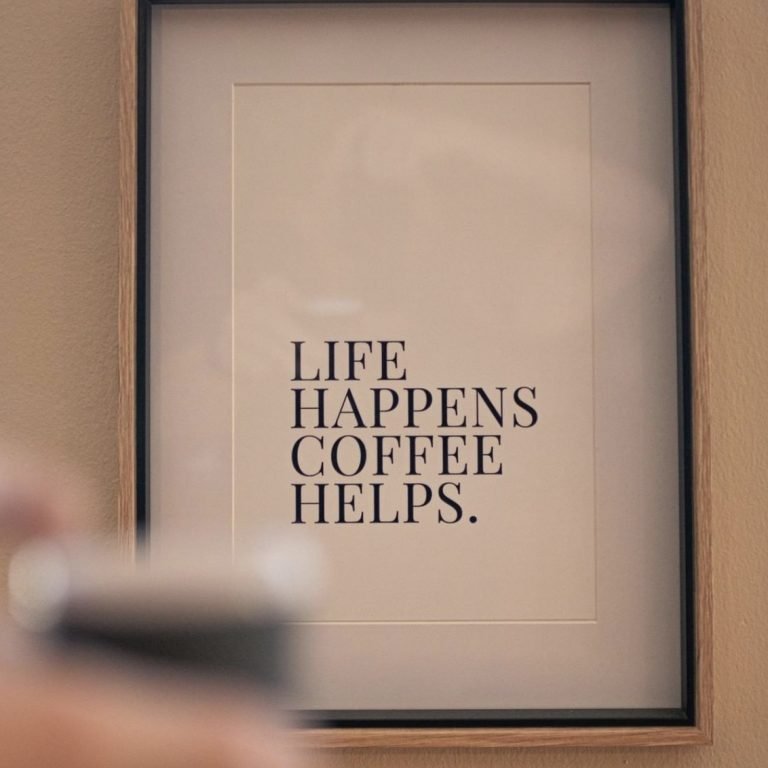 Taking stock: Life happens, coffee helps