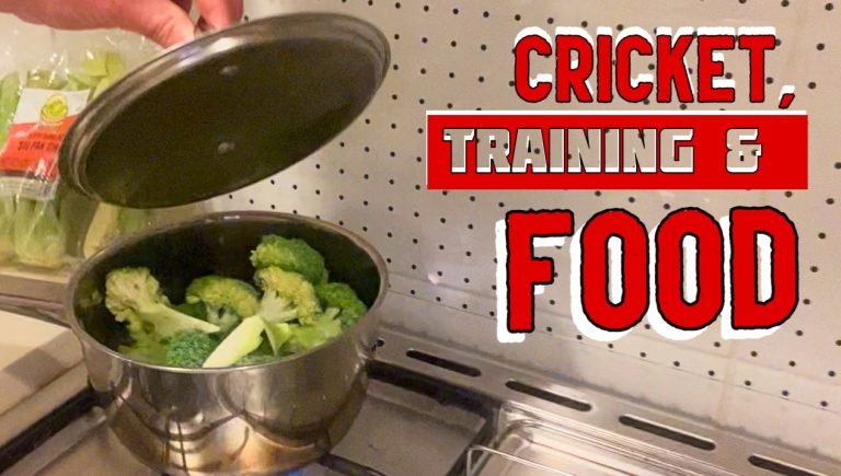 Vlog: Cricket, Training and Food